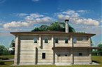 Проект загородного дома с банным комплексом - фото 4 из 41